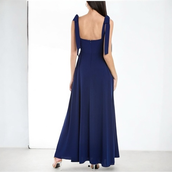 🌻NEW Alexia Admor Blue Arya Sweetheart Neckline Sleeveless Maxi Dress Size 10 - Picture 7 of 11